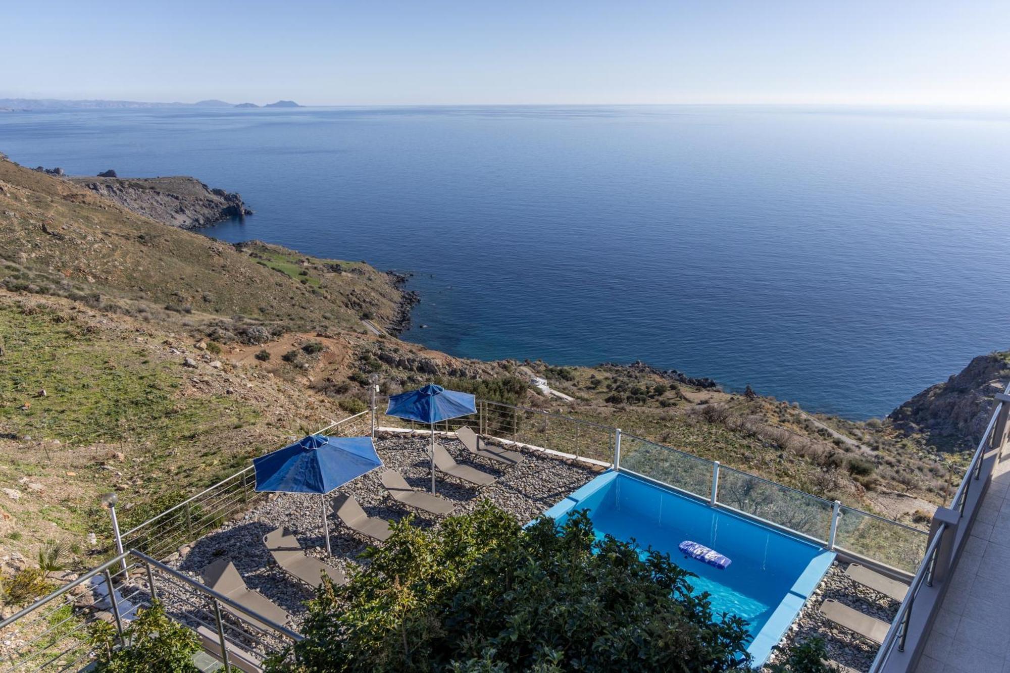 Akrotiri Panorama- Luxury Rental Apartments With Sea View Ροδάκινο Εξωτερικό φωτογραφία