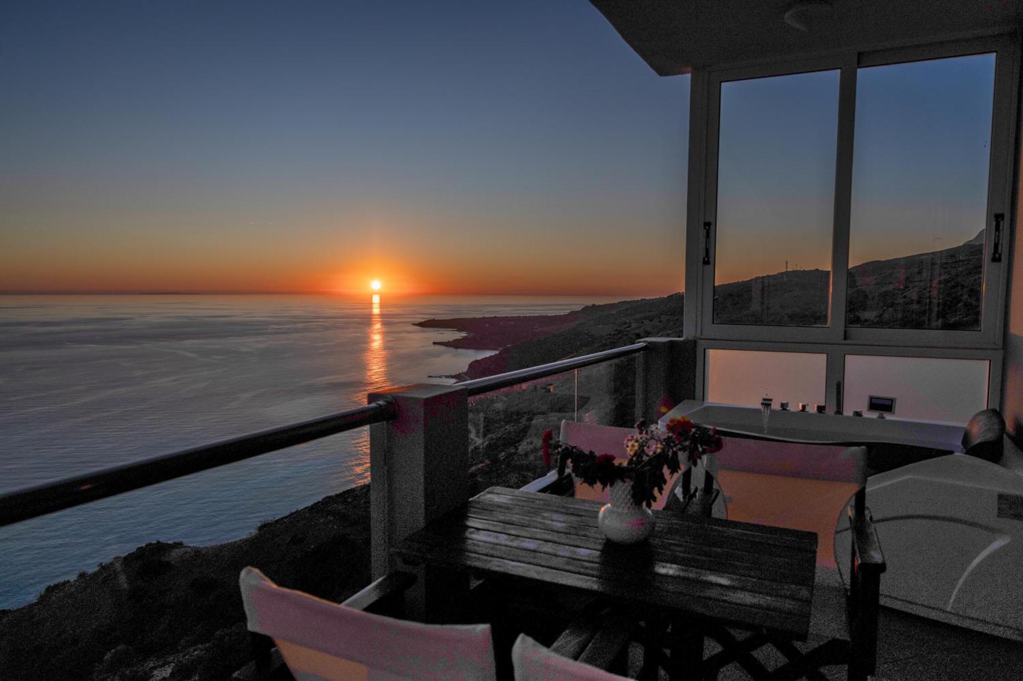 Akrotiri Panorama- Luxury Rental Apartments With Sea View Ροδάκινο Εξωτερικό φωτογραφία