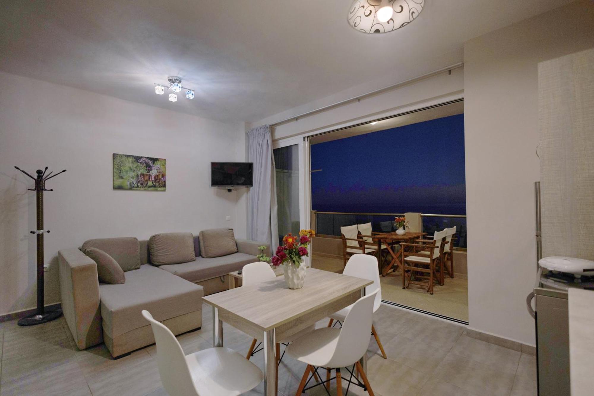 Akrotiri Panorama- Luxury Rental Apartments With Sea View Ροδάκινο Εξωτερικό φωτογραφία