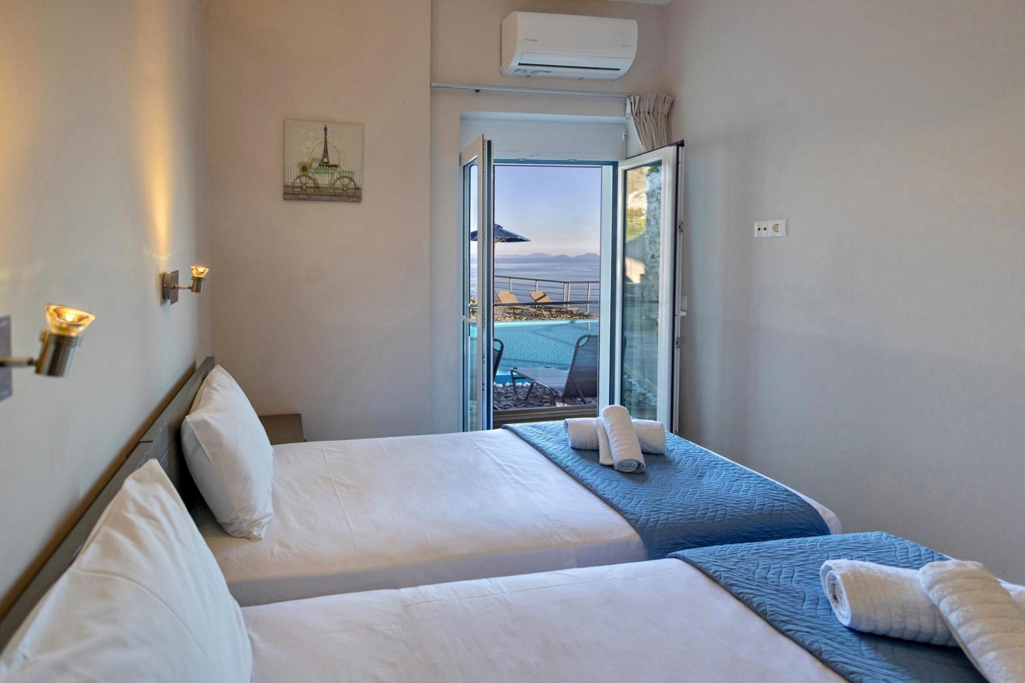 Akrotiri Panorama- Luxury Rental Apartments With Sea View Ροδάκινο Εξωτερικό φωτογραφία