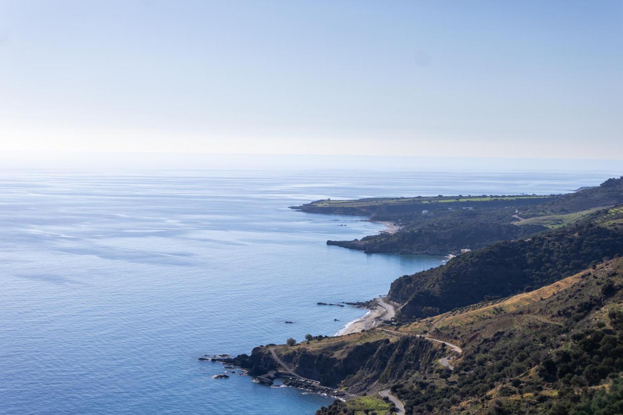 Akrotiri Panorama- Luxury Rental Apartments With Sea View Ροδάκινο Εξωτερικό φωτογραφία