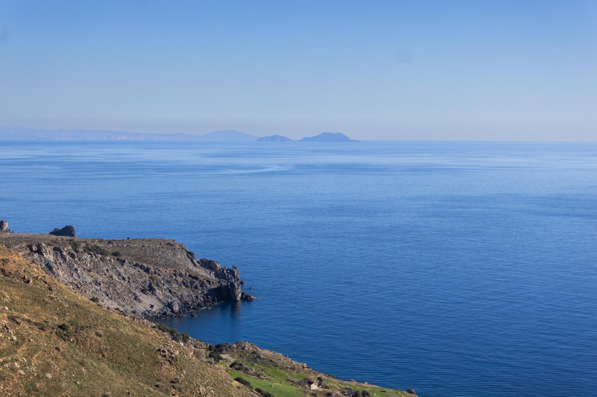 Akrotiri Panorama- Luxury Rental Apartments With Sea View Ροδάκινο Εξωτερικό φωτογραφία