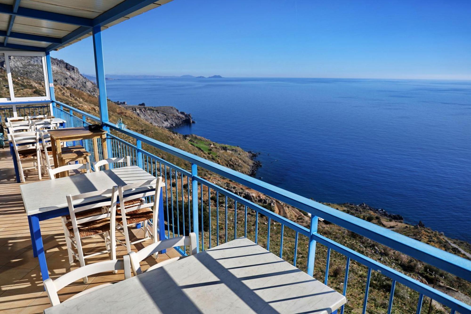 Akrotiri Panorama- Luxury Rental Apartments With Sea View Ροδάκινο Εξωτερικό φωτογραφία