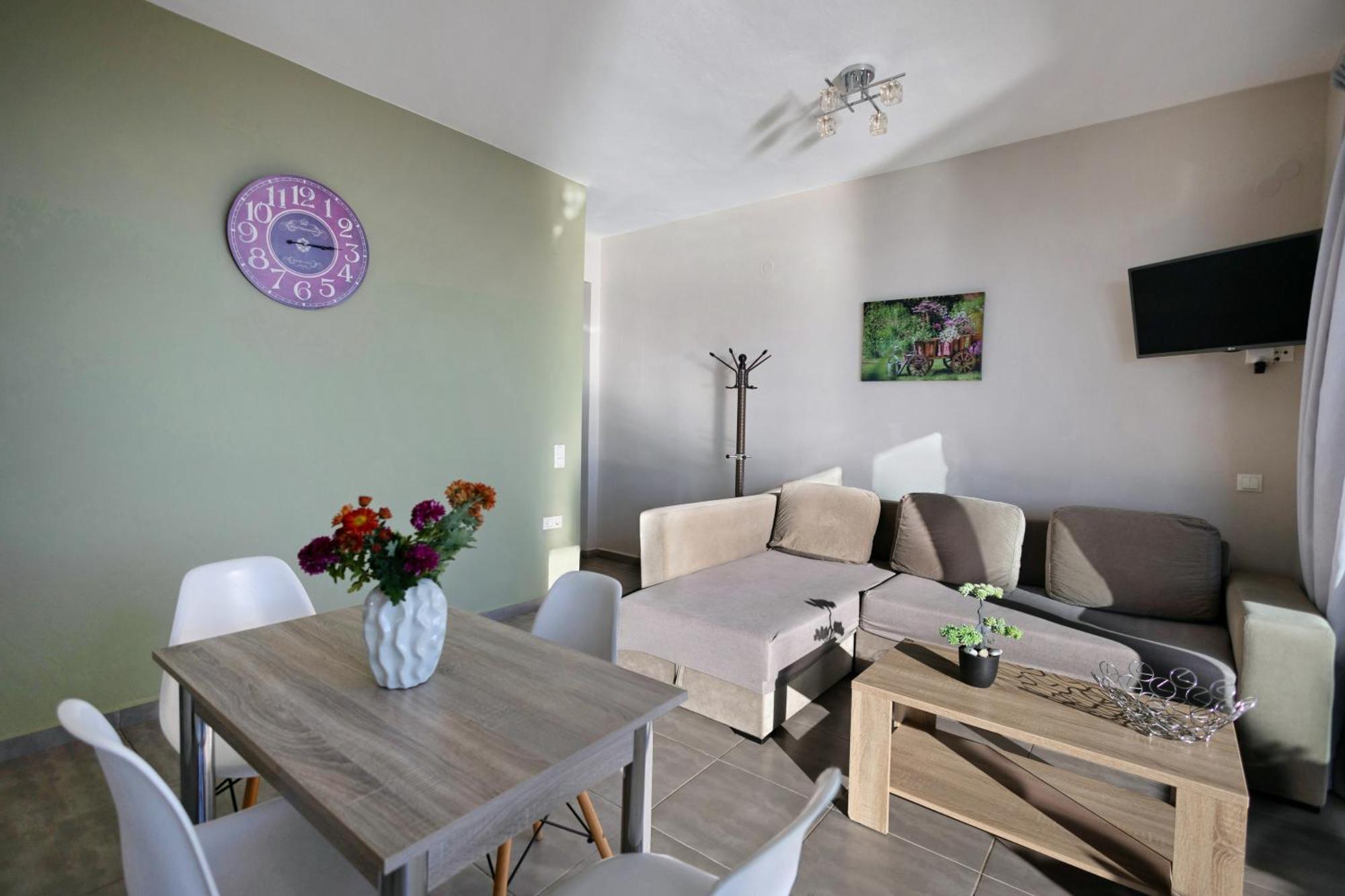Akrotiri Panorama- Luxury Rental Apartments With Sea View Ροδάκινο Εξωτερικό φωτογραφία