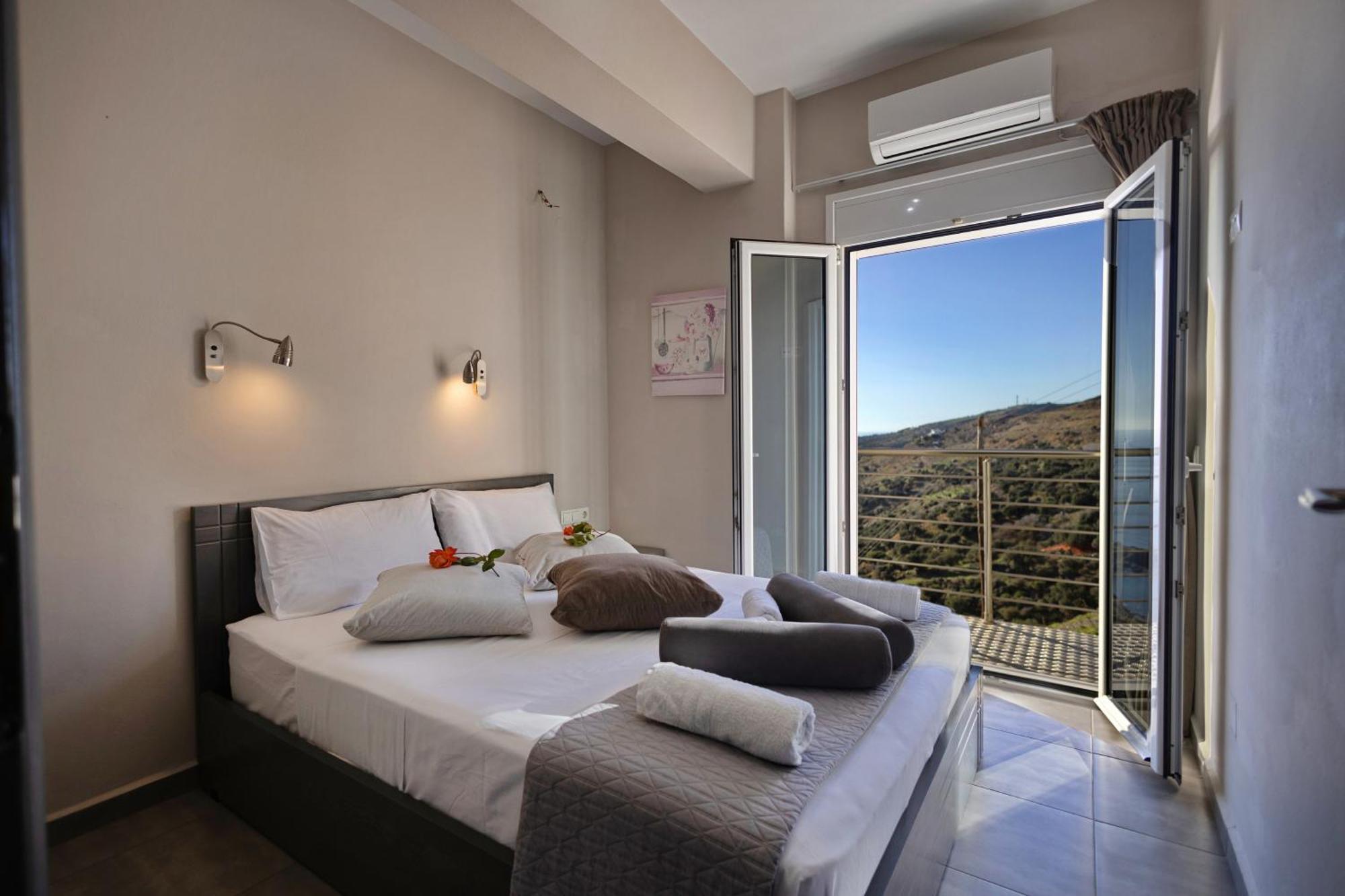 Akrotiri Panorama- Luxury Rental Apartments With Sea View Ροδάκινο Εξωτερικό φωτογραφία