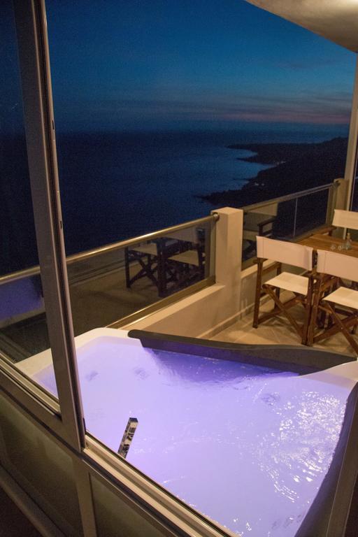Akrotiri Panorama- Luxury Rental Apartments With Sea View Ροδάκινο Εξωτερικό φωτογραφία